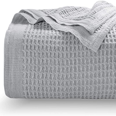 100% Cotton Waffle Weave Travel Blanket